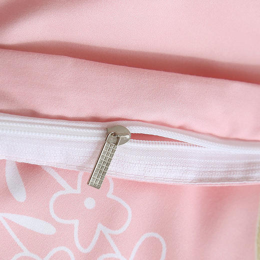 【紫韵家纺】“美丽约定”四件套（粉花）浅咖形象天地盒 商品图9