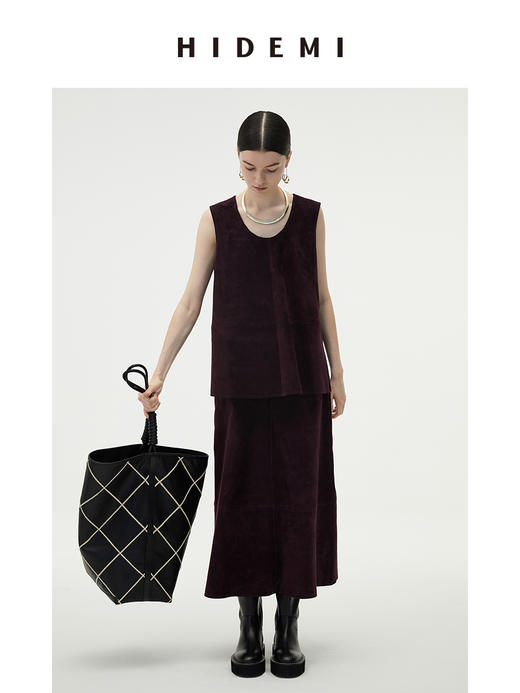 HIDEMI设计感水桶包大号 限量黑白编织 商品图13