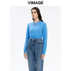 VIMAGE纬漫纪秋季新款时尚简约修身显瘦套头打底毛针织衫针织衫V1601213 商品缩略图2