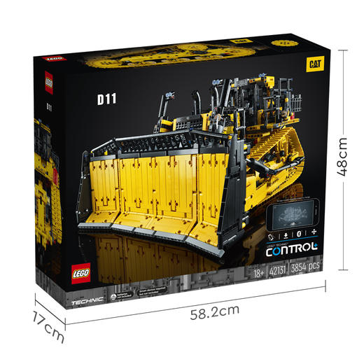 乐高LEGO App 控制式 Cat? D11 推土机42131 商品图5