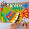 涂色大鸟幼儿园创意美术材料手工DIY制作儿童学画画益智创意自然 商品缩略图2