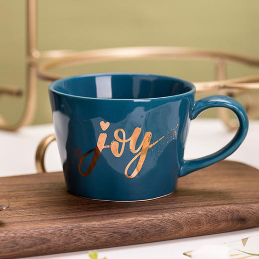 JOYYE卓艺单品悦己杯TFC0118015咖啡杯喝水杯子小精致欧式小奢华水杯办公室女家用马克杯 商品图2