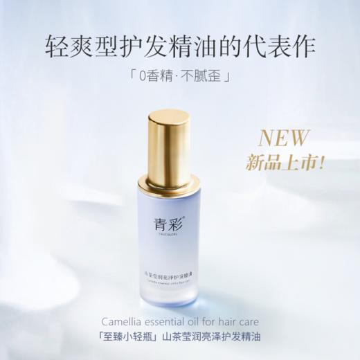 青彩山茶莹润亮泽护发精油 顺滑不毛躁改善干枯滋润轻爽 40ml/瓶 商品图2