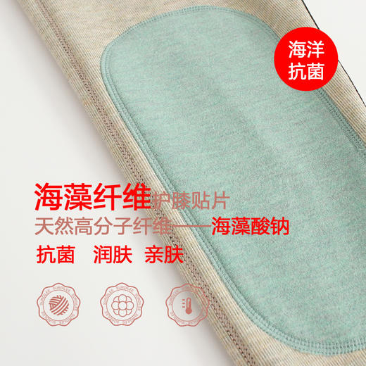 21款秋冬儿童双层德绒加厚中大童护膝海藻贴片保暖羊绒打底裤 商品图3