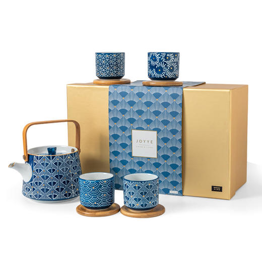 JOYYE卓艺套9悠然茶具TFT0519291陶瓷家用客厅茶具高档泡茶礼盒功夫茶具 商品图0