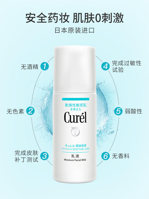 【中欧班列精选】日本Curel珂润润浸乳液120ml BF 商品图2