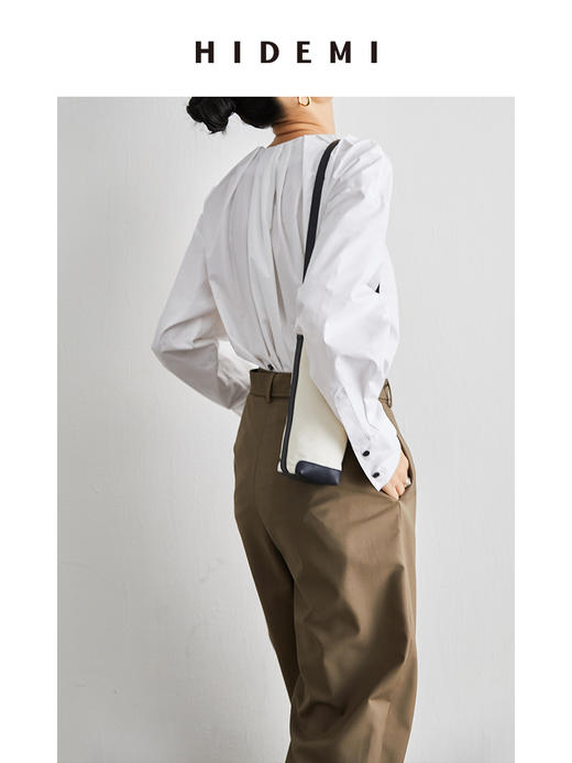 HIDEMI小酌红酒包（设计感水桶包小号） 帆布 商品图7