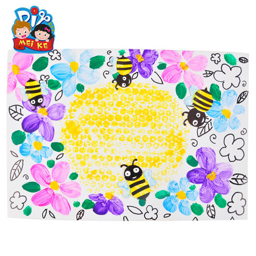 树上的蜂巢幼儿园儿童手工美术创意材包艺术大师幼儿认识美术教材 商品图1