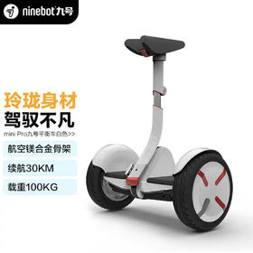 Segway Ninebot mini Pro九号平衡车（增强版） 智能电动体感车 思维车纳恩博 白色