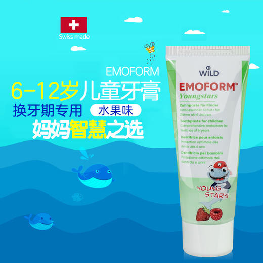 【品牌直发】【瑞士Dr.Wild怀尔德】儿童防蛀牙膏 商品图3