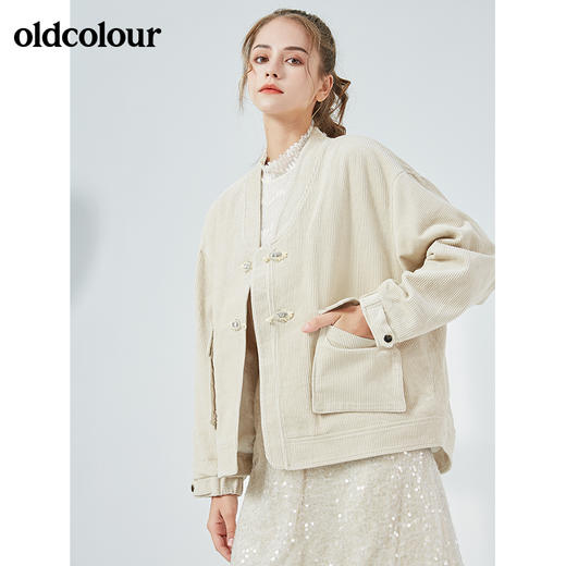 oldcolour2021秋季商场同款休闲百搭中外套女N34042437 商品图0