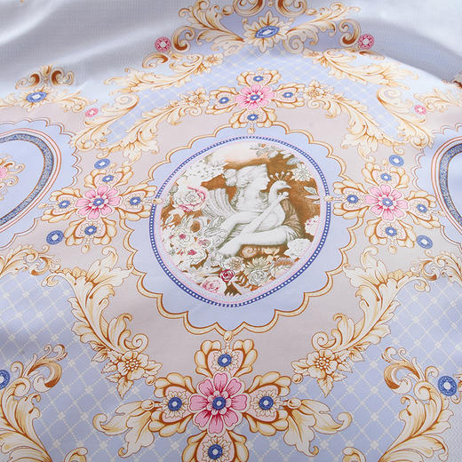 【紫韵家纺】莱赛尔金典蚕丝被形象银色方形盒 商品图3