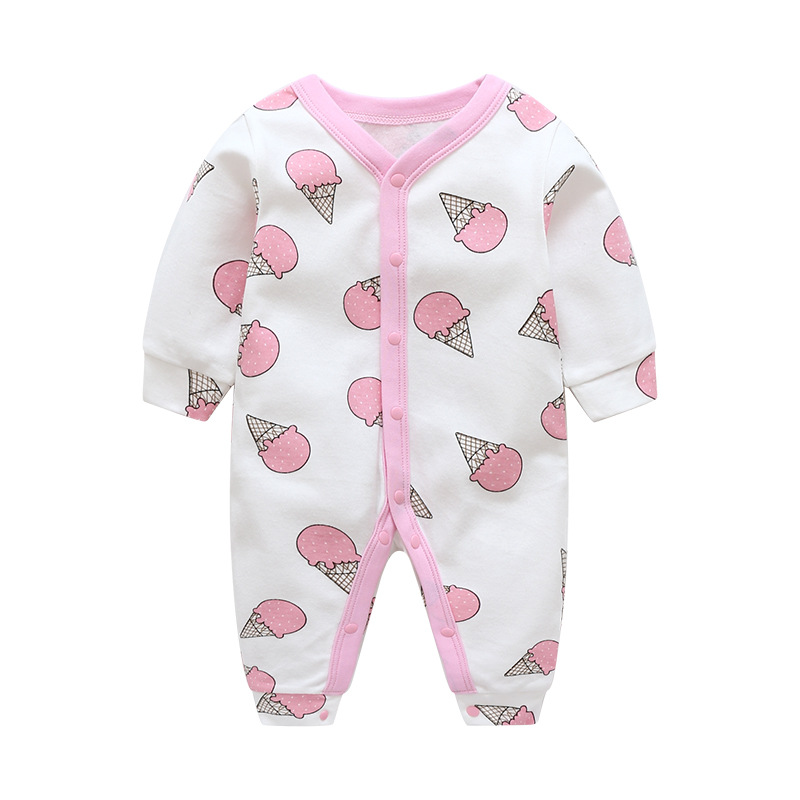 白底粉红冰琪淋