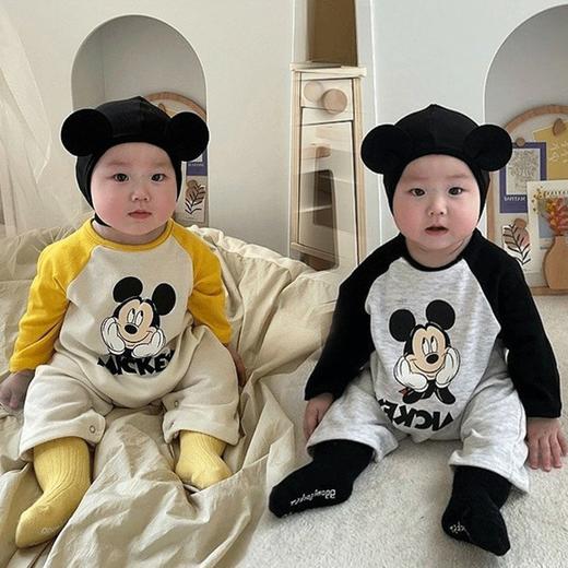 童装婴儿连体衣ins韩国婴童爬服幼儿宝宝连身衣秋装男童卡通哈衣 商品图0