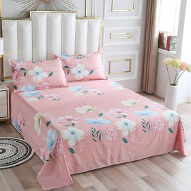 【紫韵家纺】“美丽约定”四件套（粉花）浅咖形象天地盒