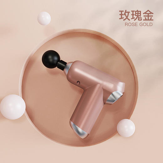 【小巧肌肉按摩器 “塑型”实力派】MINI筋膜枪电动冲击枪健身肌肉放松器迷你液晶触屏变速按摩枪筋膜枪 商品图5