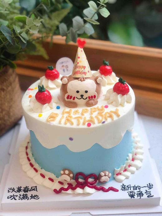 猴子复古款奶油蛋糕 下单前请仔细阅读商品详情 商品图0