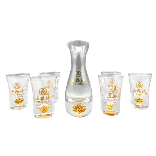 金箔酒具套装（内含分酒器1个；酒杯6个）*1套 商品图0