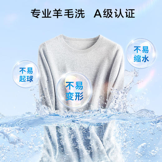 松下(Panasonic)洗衣机滚筒全自动 10公斤大容量 BLDC变频电机 光动银常温除菌 免熨烫 墨晶屏XQG100-L256 拉丝银 商品图4