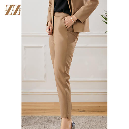 佐尔美2021秋季新款 西装职场气质长裤女E13KC18 商品图1