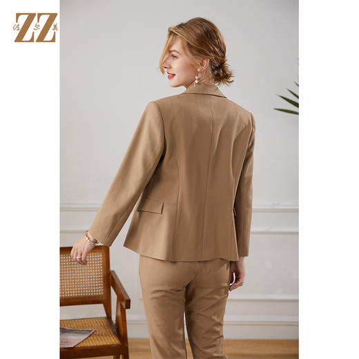 佐尔美2021秋季新款 职场气质时尚西装外套女E13SY34 商品图4