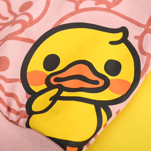 21年秋季新款现货小黄鸭粉色女童秋装中小童长袖儿童卫衣一件代发 商品图3