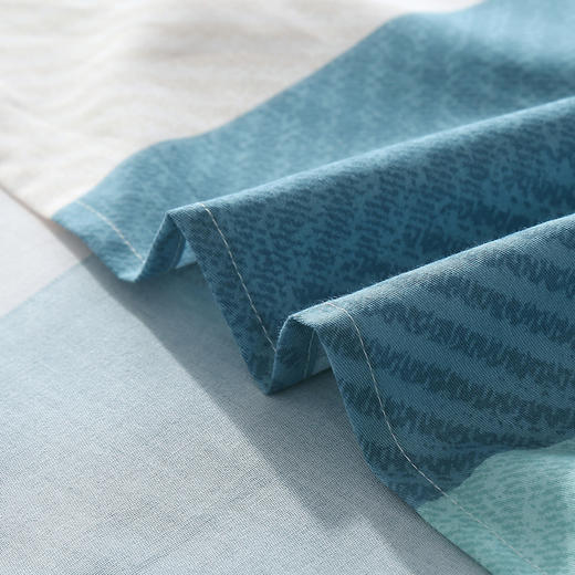 【紫韵家纺】“青春恋歌”经典四件套（格）形象绿色天地盒 商品图4