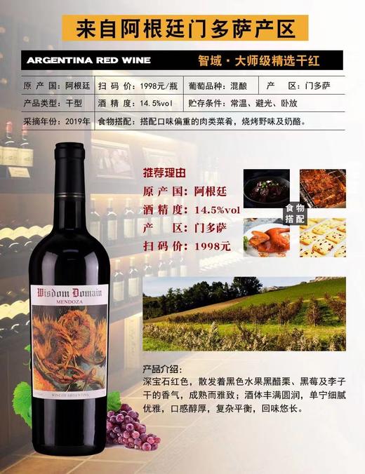 【阿根廷原瓶原装】智域大师级精选 商品图0