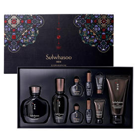 BF韩国Sulwhasoo雪花秀男士精养水乳洁面保湿 三件套