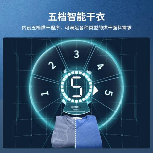 松下（Panasonic）松下 9KG 大容量 热泵烘干 三重过滤 烘干机 线下同款 NH-9095D 商品图1