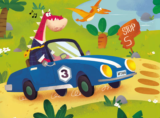 2阶-恐龙交通：《出发，去海边》 商品图0