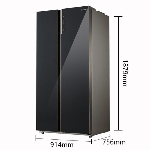 松下电器 panasonic NR-B651WG-DG 640升超大容量Ag银离子除菌风冷无霜对开门冰箱 商品图1