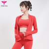 悠妍长袖开衫拉链瑜伽服外套WT9604 可套手 商品缩略图0