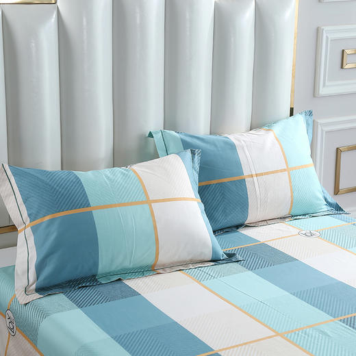 【紫韵家纺】“青春恋歌”经典四件套（格）形象绿色天地盒 商品图10