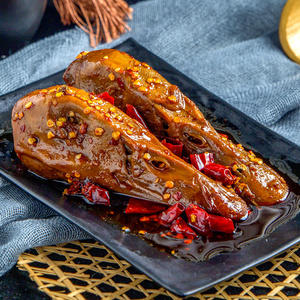 特色秘制卤鸭头/个 {红果、干沟桥片区可同城配送到家 其他区域次日到店自提} 商品图1