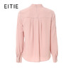 EITIE爱特爱秋季新款时尚通勤职业百搭显瘦飘带直筒上衣衬衫6709414 商品缩略图1