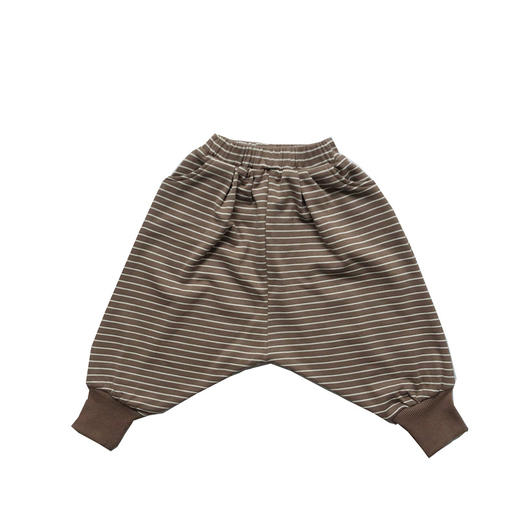 幸福满满韩版儿童条纹卫衣飞鼠裤秋冬男女童圈圈棉垮裤洋气宽松休闲卫裤 商品图4