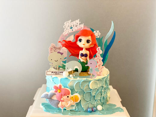 【蓝色海洋美人鱼】(插牌装饰随机) 商品图0