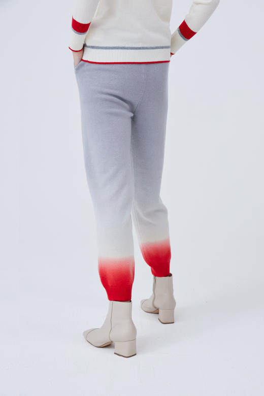  渐变色羊绒针织女长裤 SJF93K132N 商品图2