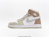 耐克乔丹Air Jordan 1 Zoom CMFT Olive Aura淡绿灰高帮休闲运动板鞋CT0979-102 商品缩略图0