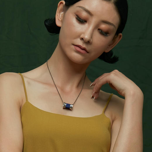 醍醐 金刚VAJRA系列 六字真言青金石吉祥轮项链 商品图2