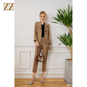 佐尔美2021秋季新款 职场气质时尚西装外套女E13SY34