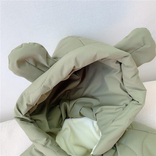 幸福满满宝宝冬季棉衣韩版童装婴儿加厚保暖小熊棉爬服ins婴童冬装连体衣 商品图4