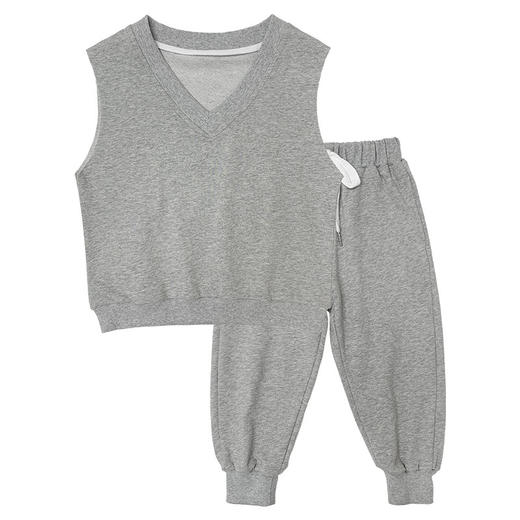 AOAOKIDS男童秋款套装背心马甲长裤休闲裤韩版新款洋气儿童休闲潮 商品图4