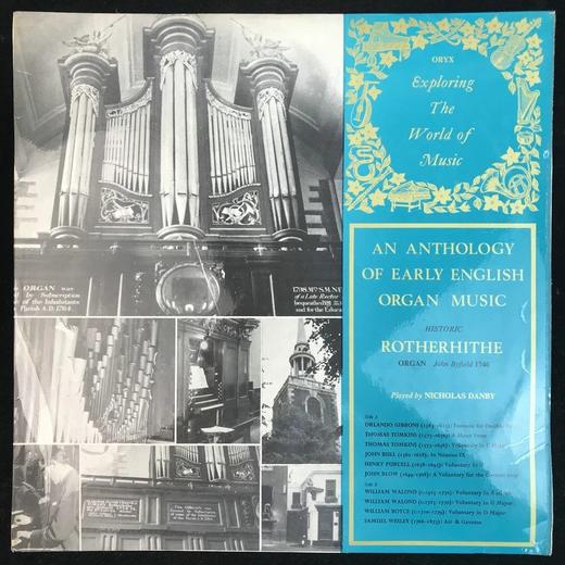 LP黑胶唱片 尼古拉斯·丹比演奏 早期英国风琴音乐选集 商品图0