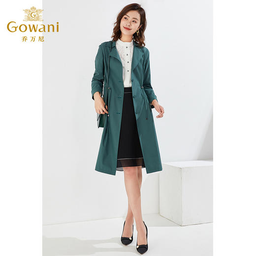 乔万尼新款风衣收腰显瘦两色选EI3A186 商品图4