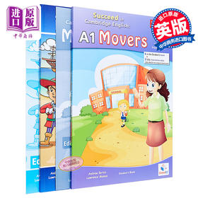 【中商原版】Movers Pack (Succeed in Movers 2018 Format 8 TESTS &  i-Move) Student's books with Audio