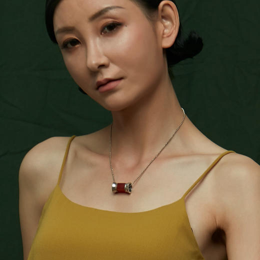 醍醐 金刚VAJRA系列 六字真言红玛瑙吉祥轮项链 商品图4