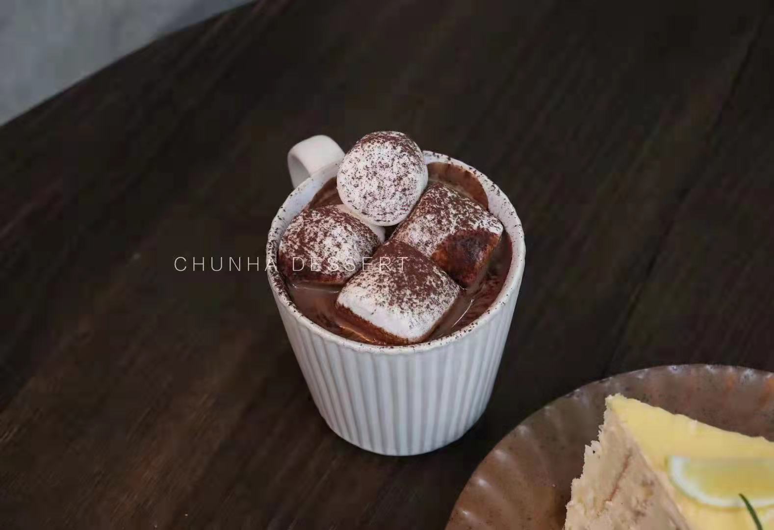 桂花栗子热拿铁