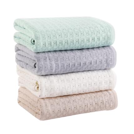 毛毛雨 古织优布毛巾浴巾三件套礼盒 商品图1